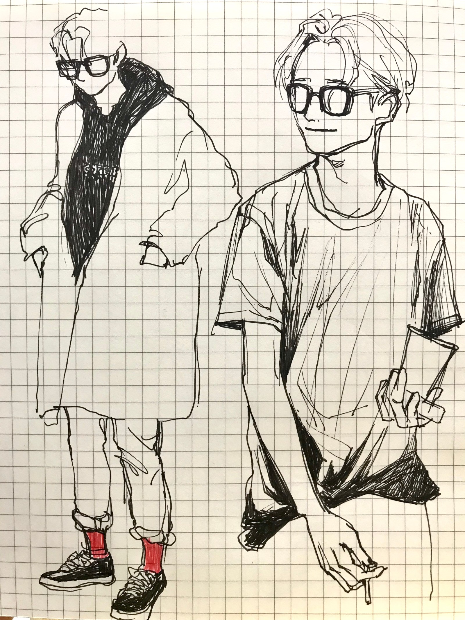 black, pen, fashion