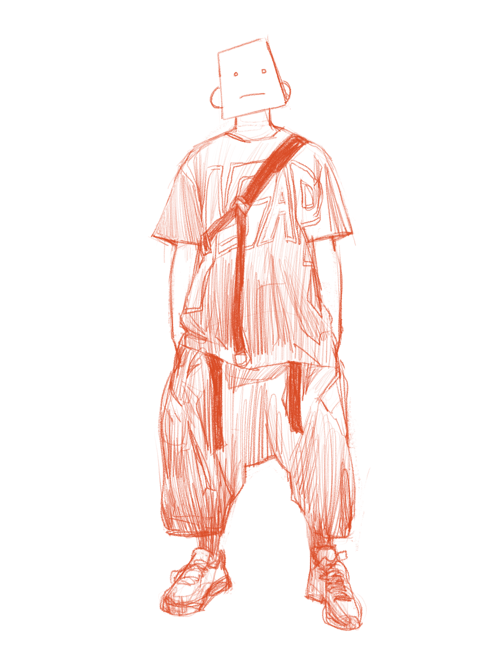 Digital drawing, Red