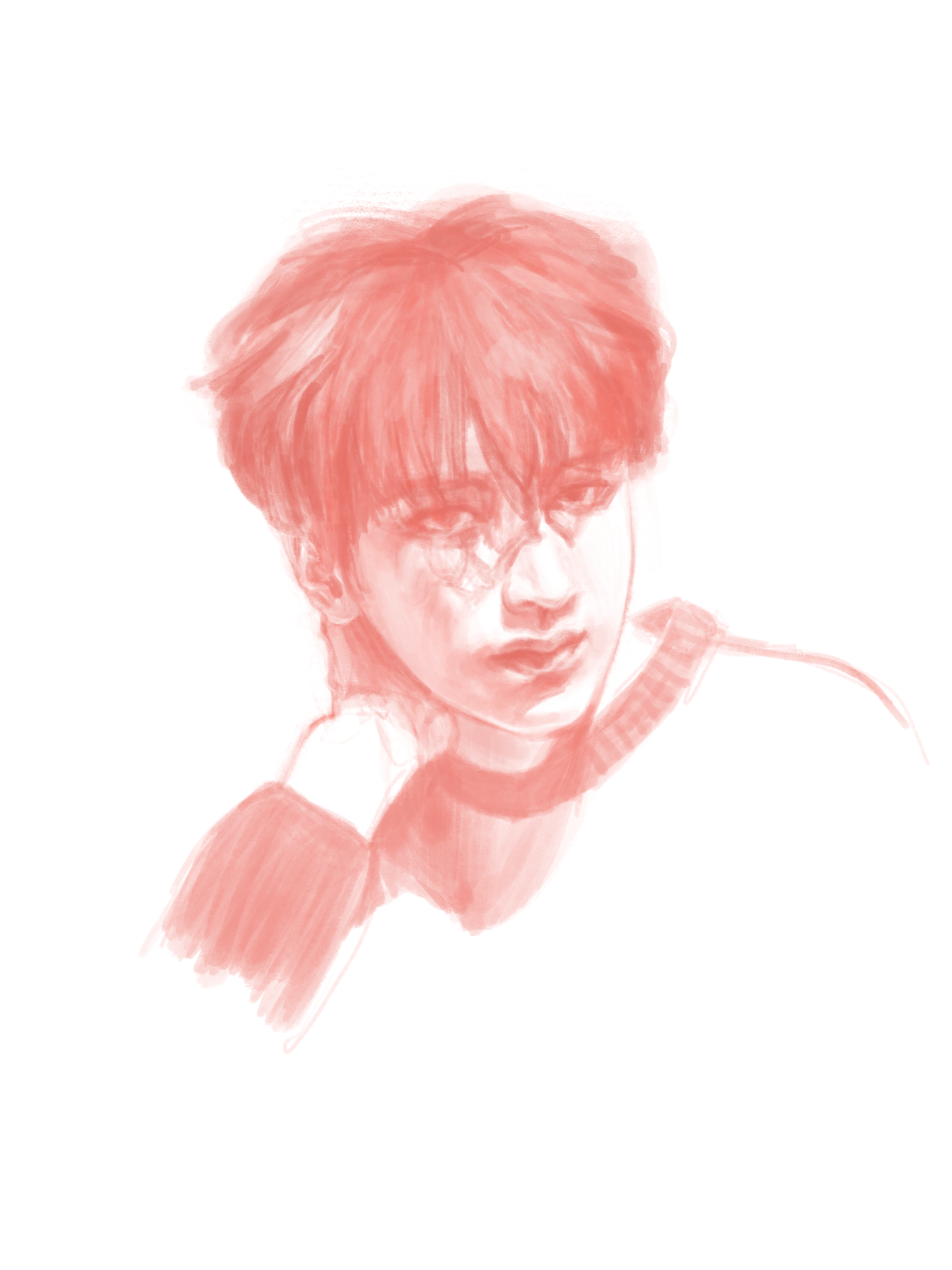 Digital drawing, Red&Black